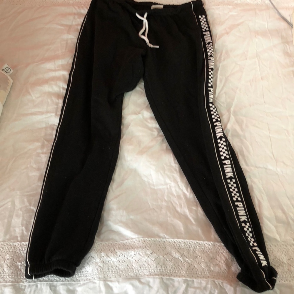 VS PINK black jogger sweats